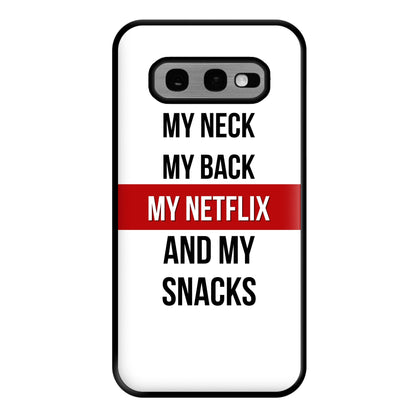 My Netflix & My Snacks Phone Case