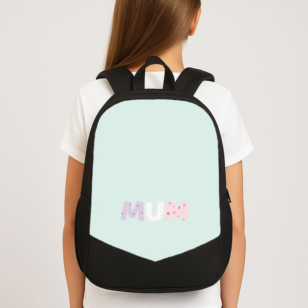Mum Patchwork School Bag