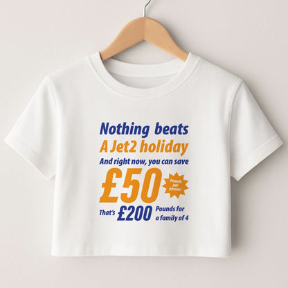 Nothing Beats A Jet Holiday Crop Top
