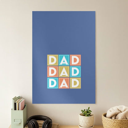 Dad Cubes Poster