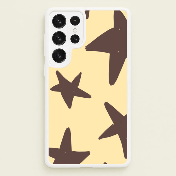 Vanilla & Chocolate Stars Galaxy S22 Ultra Case
