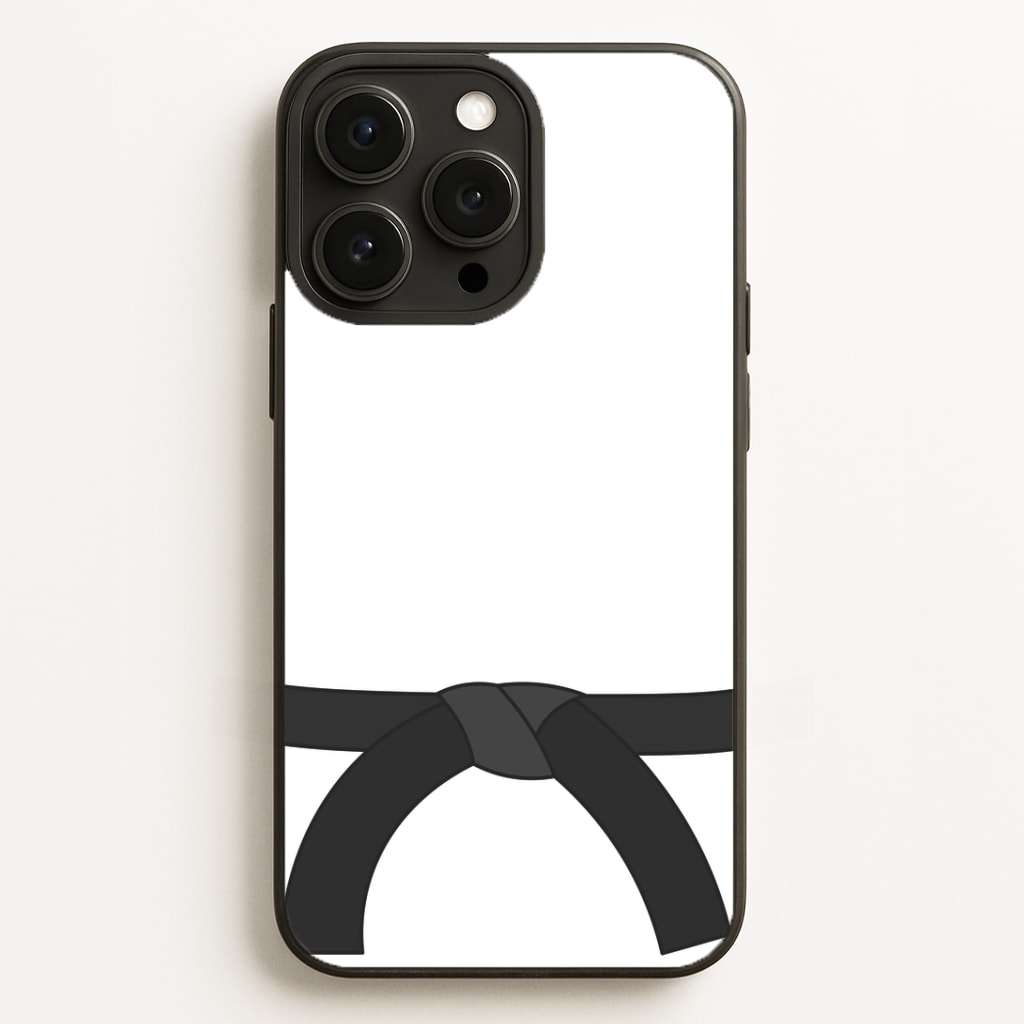 Black Belt Phone Case for iPhone, Samsung Galaxy and Google Pixel
