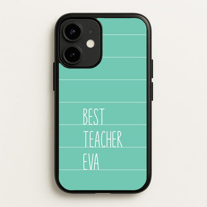 Best Teacher Eva iPhone 12 / 12 Pro Case