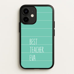 Best Teacher Eva iPhone 12 Mini Case