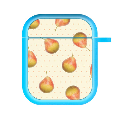 Pears And Polka Dots Pattern AirPods Case