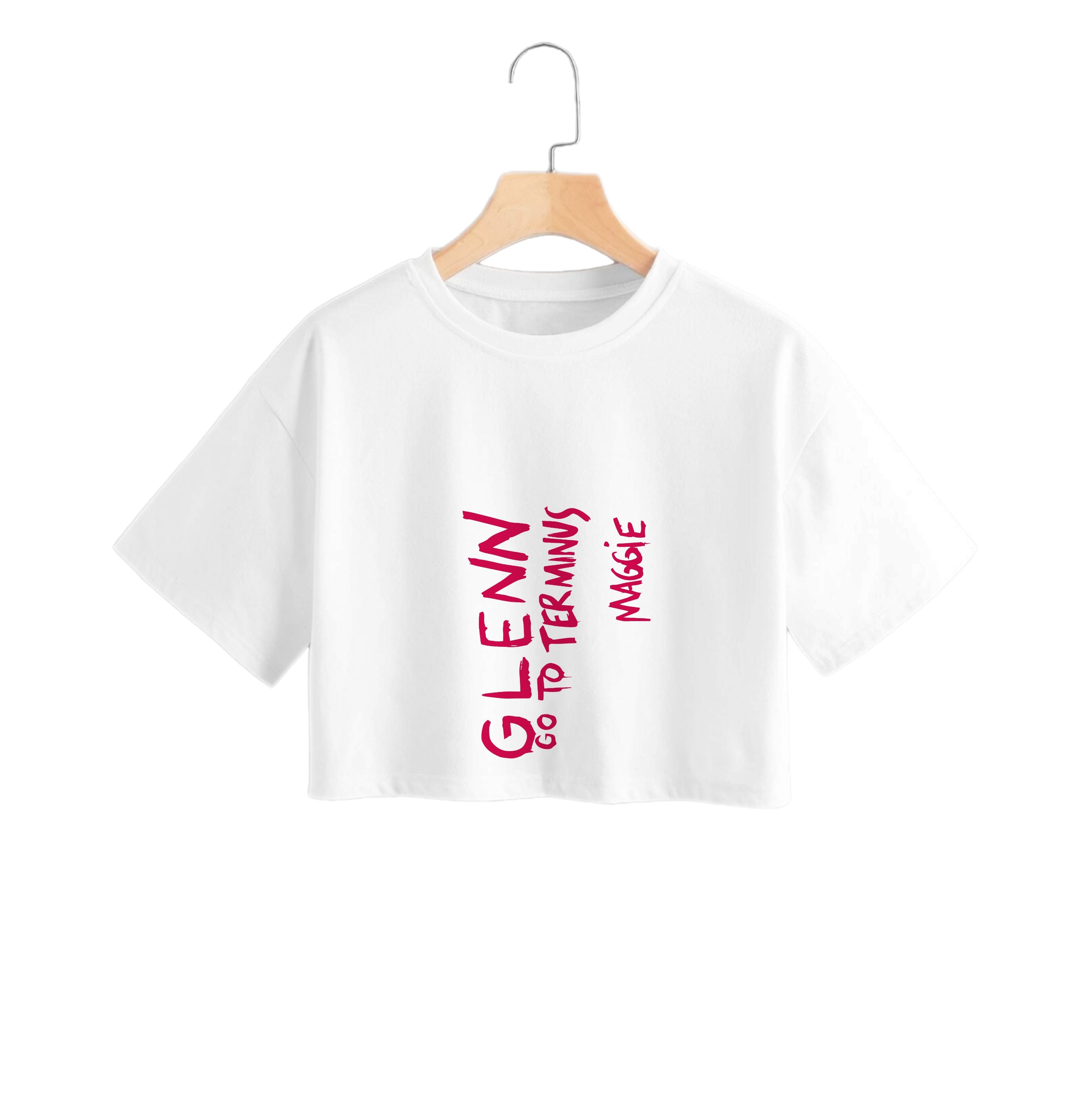 Message For Glenn - TWD Crop Top