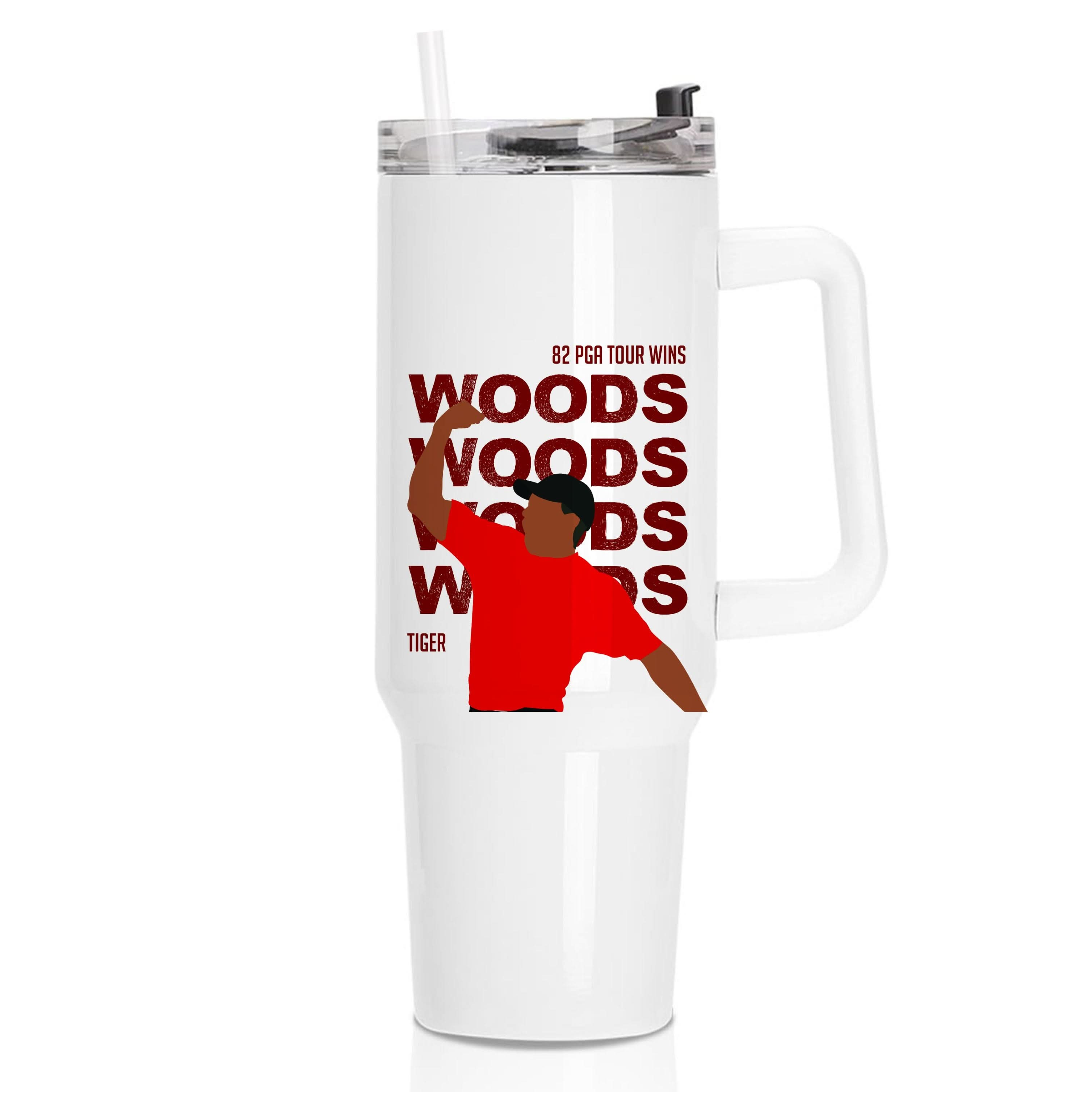 Woods Dark Red Tumbler