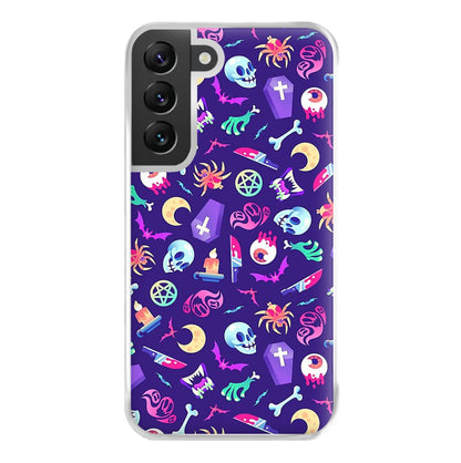 Horroriffic Halloween Pattern Phone Case