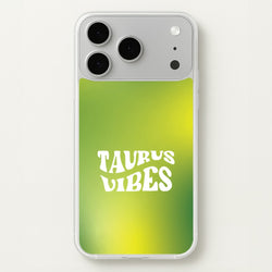 Taurus Vibes Gradient Zodiac iPhone 17 Pro Max Case