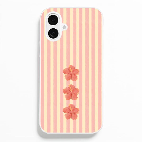Hibiscus Rays iPhone 16 Case