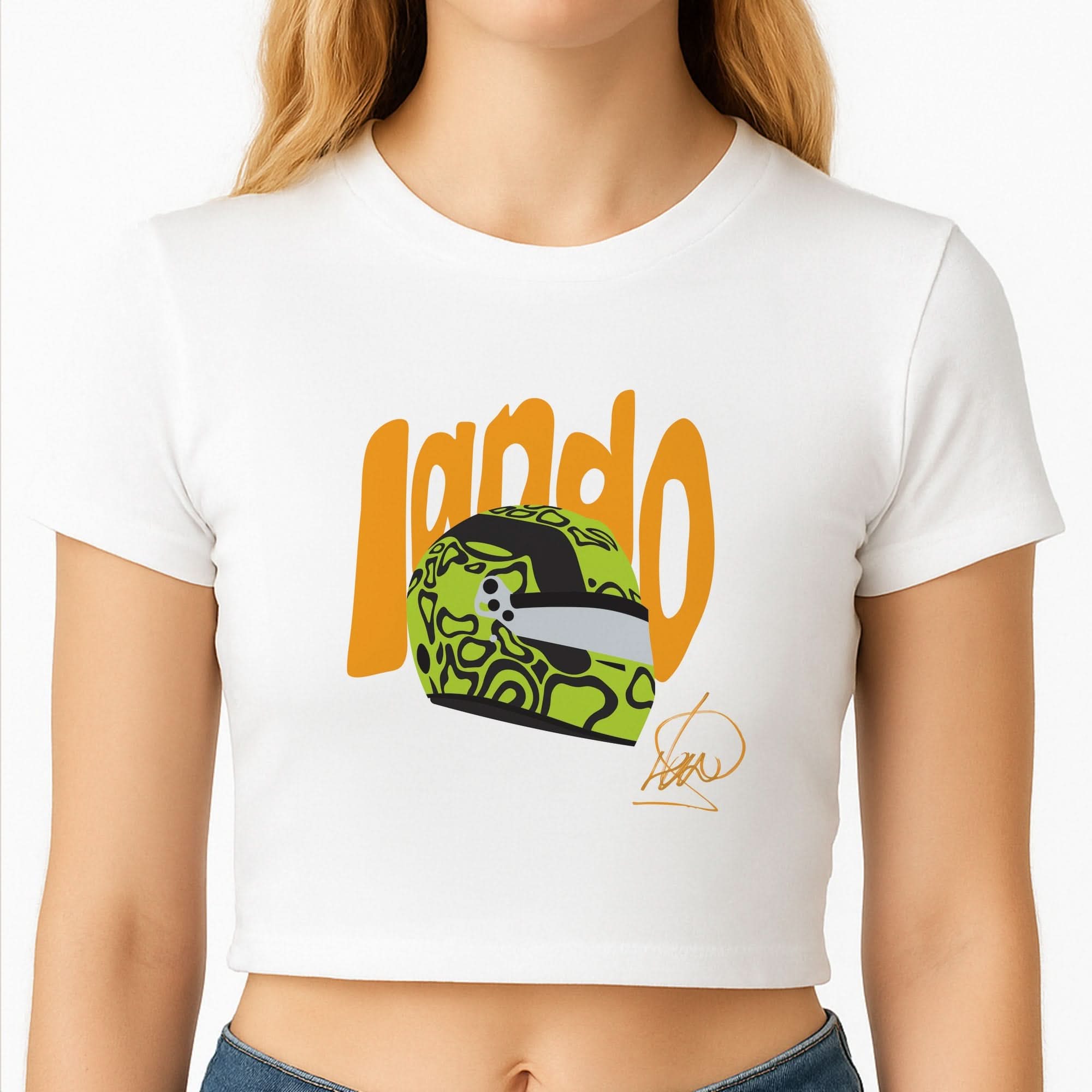 Abstract Lando Crop Top