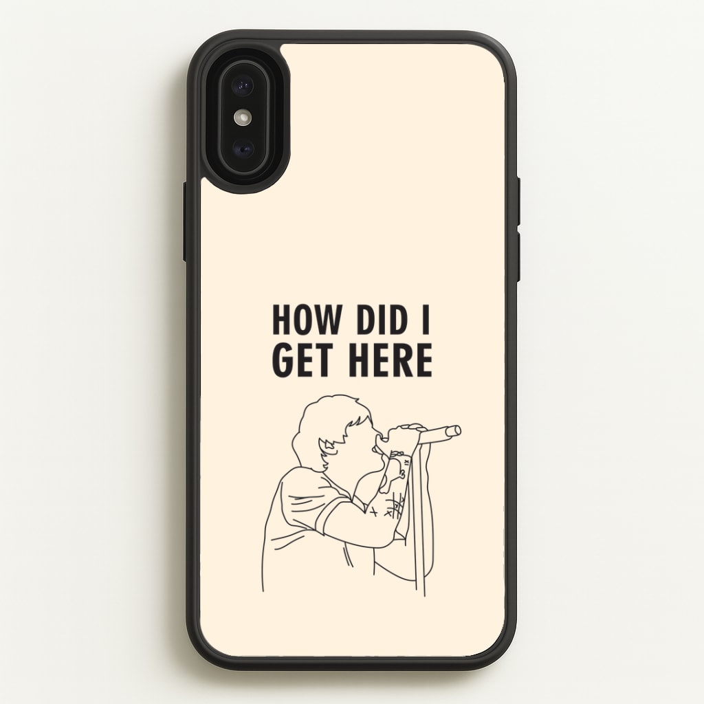 How Did I Get Here Outline iPhone XS Max Case