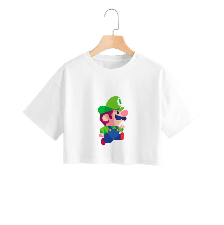 Running Luigi - Mario Crop Top