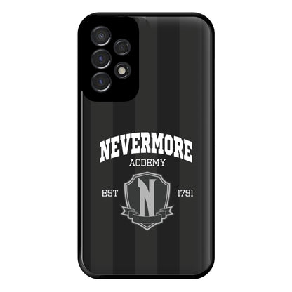 Addams Academy Gray Galaxy A53 Case