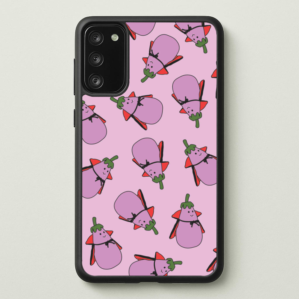 Vampire Vegetable Pattern - Halloween Galaxy A41 Case