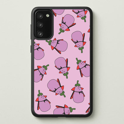 Vampire Vegetable Pattern - Halloween Galaxy A41 Case