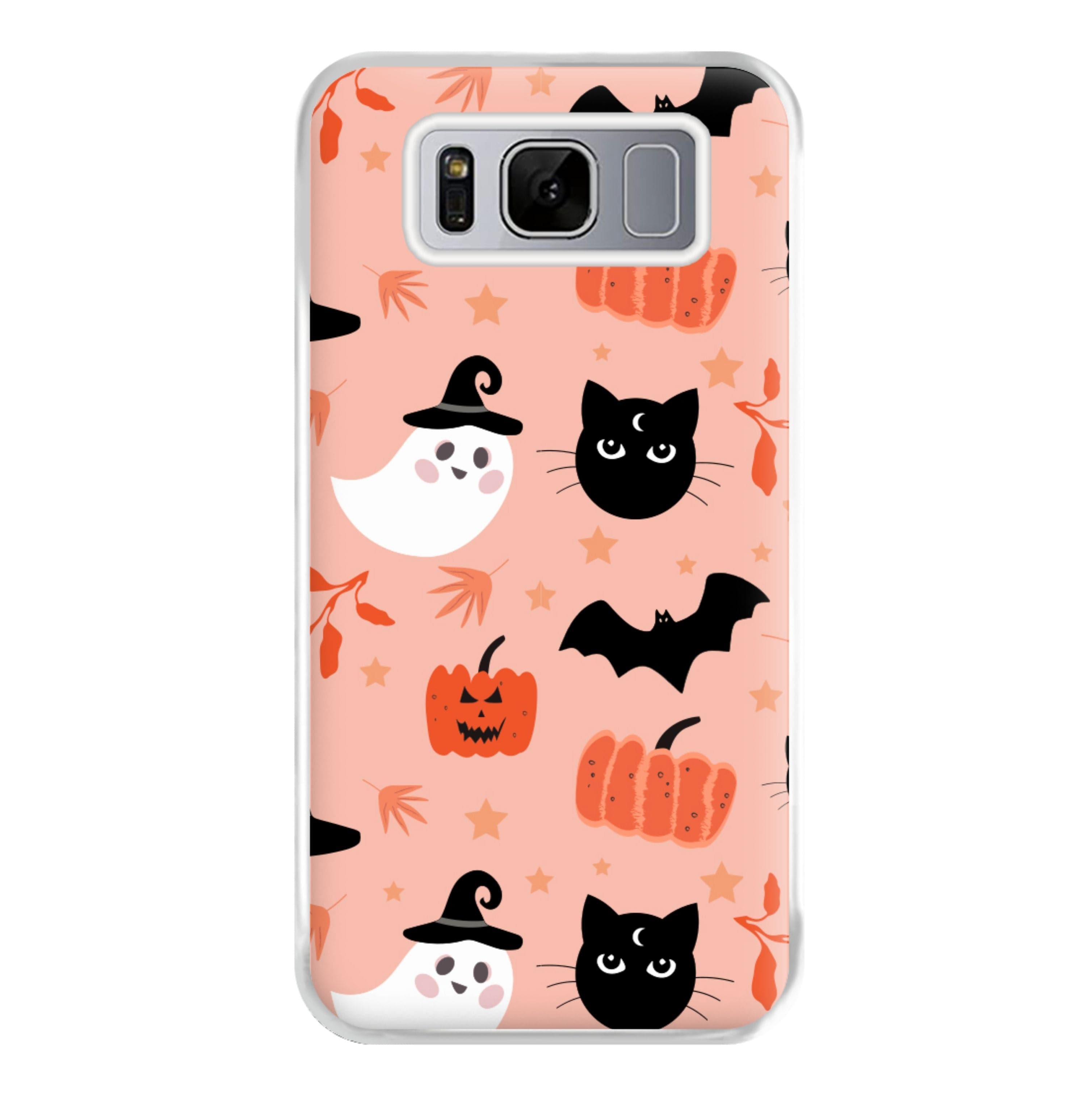 Pretty Pink Halloween Pattern Phone Case