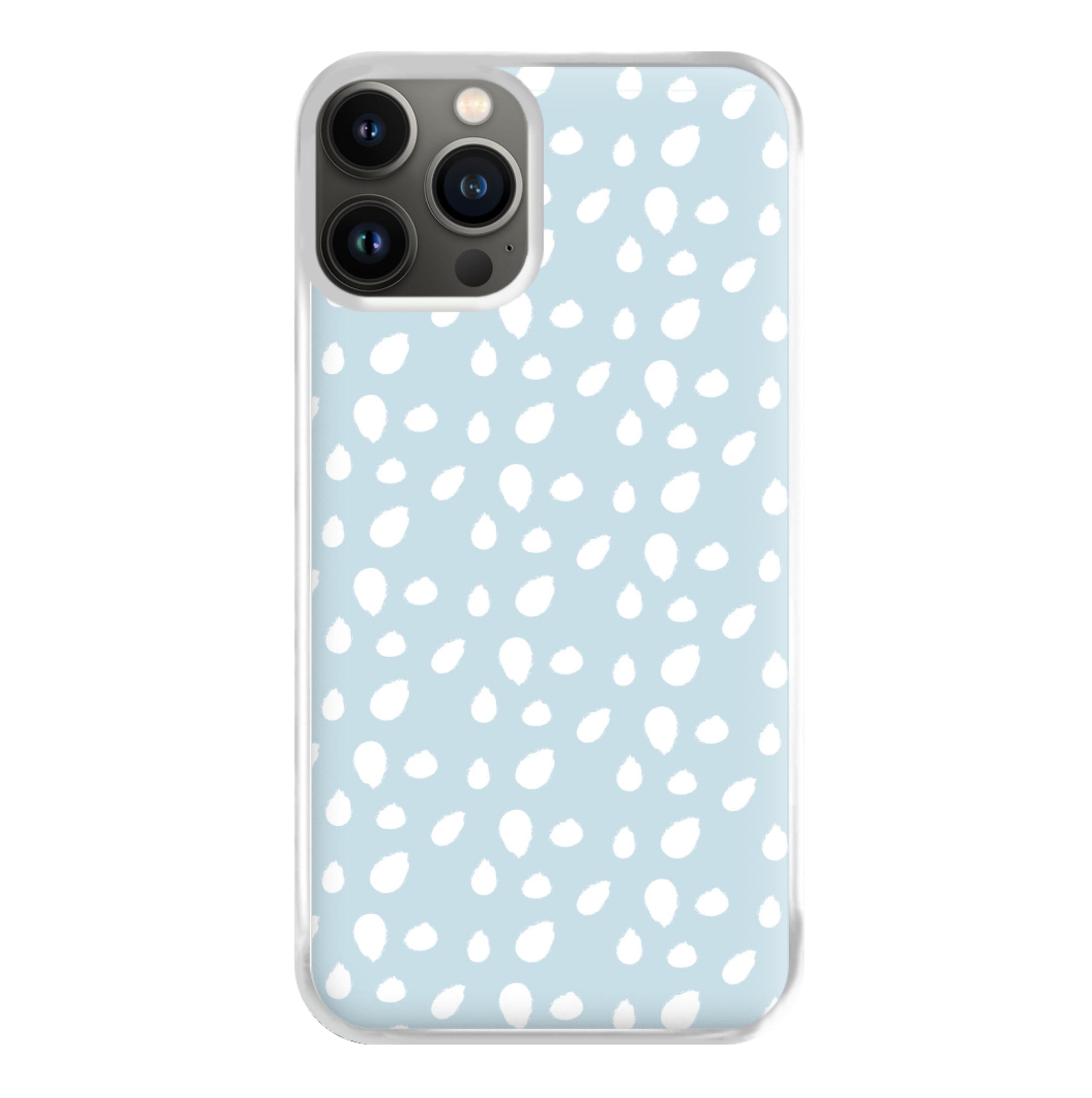 Pastel Blue Dots Phone Case