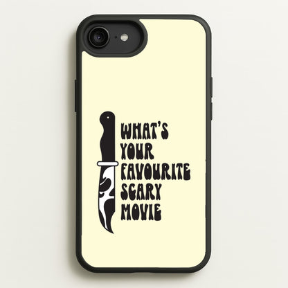 What's Your Favourite Scary Movie Trippy iPhone 6 Plus / 7 Plus / 8 Plus Case