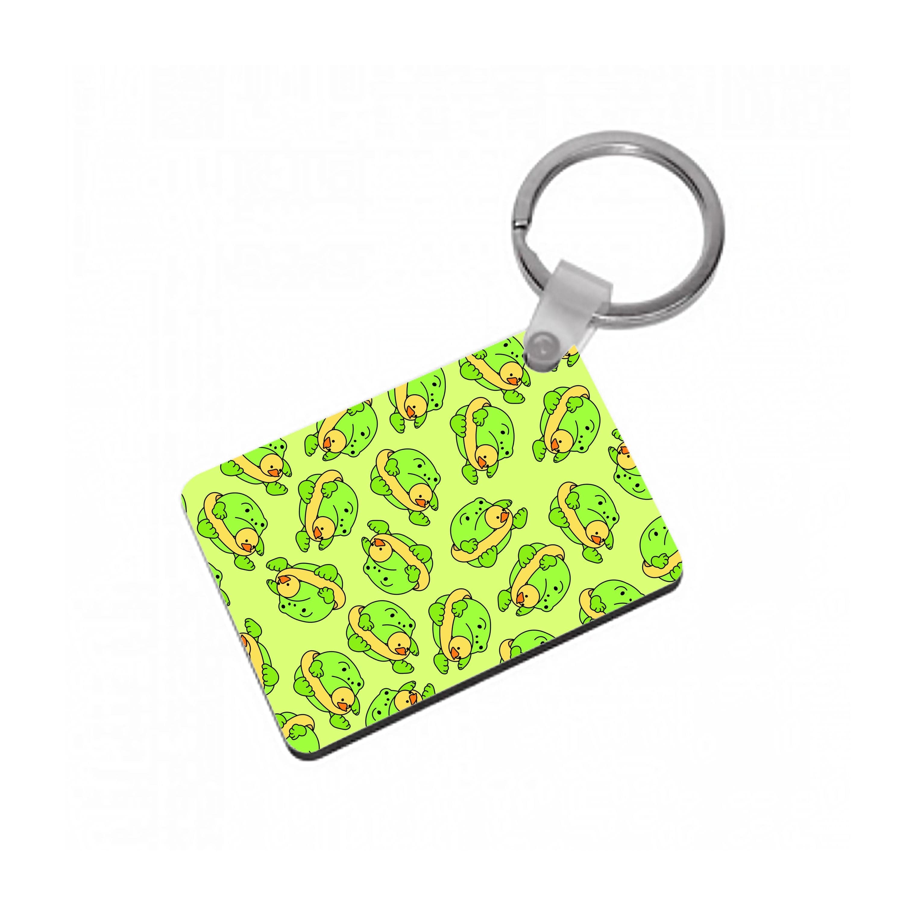 Frog Pattern - Plushy Keyring