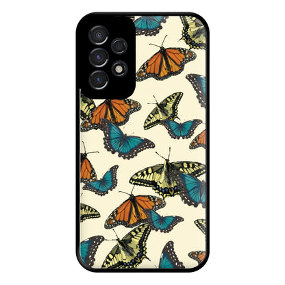 Butterfly Assortment Pattern Galaxy A53 Case