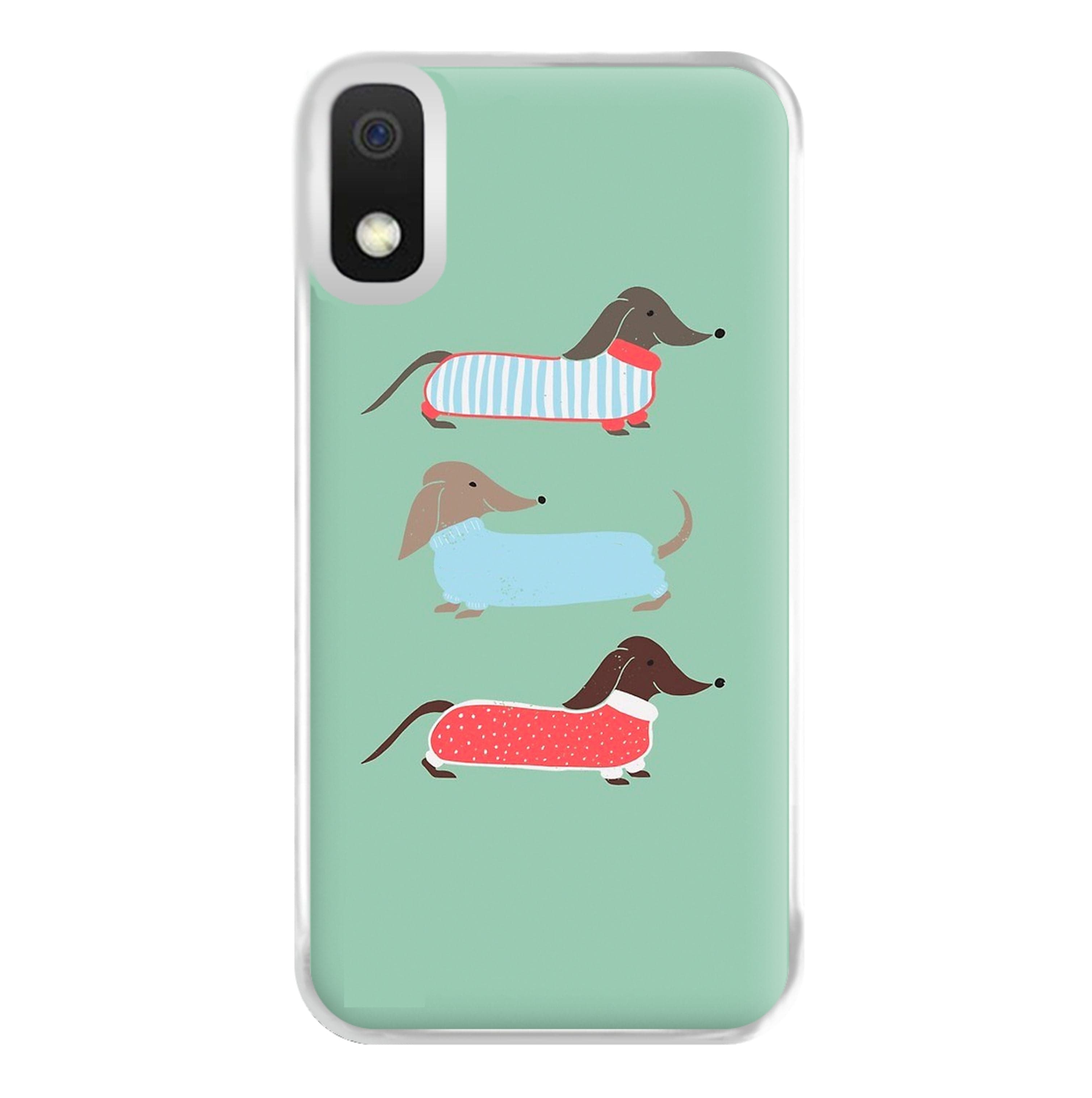 Sausage Dogs in Jumpers Phone Case