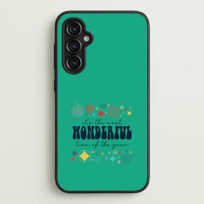 The Most Wonderful Time Of The Year Geometric Galaxy A14 Case