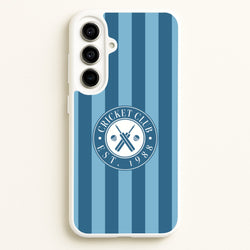 Stripey Cricket Badge Galaxy A56 Case