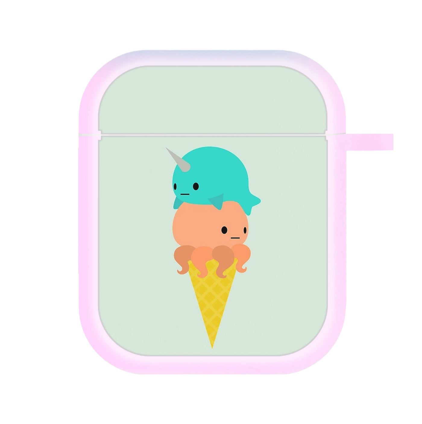 Narwhal Octopus Ice Cream AirPods Case