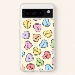 K-Pop Band Members Love Hearts Pattern Google Pixel 8 Pro Case
