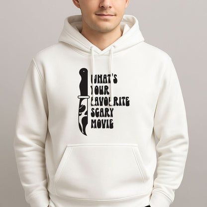 What's Your Favourite Scary Movie Trippy Mens Hoodie