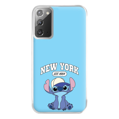 New York Blue Alien Galaxy Note 20 Ultra Case