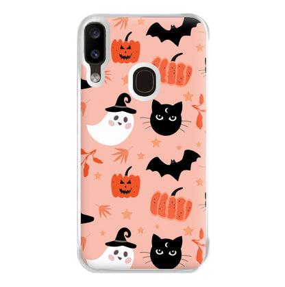 Pretty Pink Halloween Pattern Phone Case