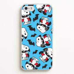 Cartoon Beagle Vampire And Bats Pattern iPhone 5 / 5s / SE 2016 Case