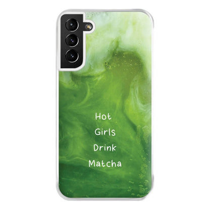 Hot Girls Drink Matcha Galaxy S21 Case