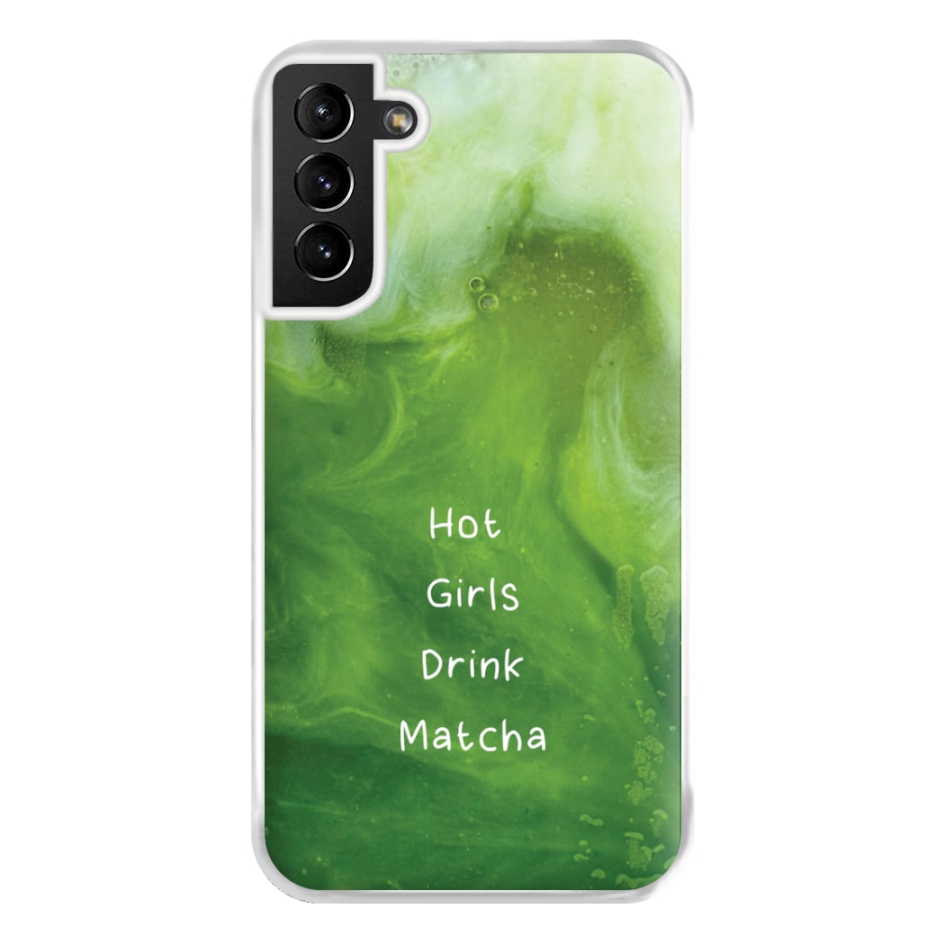 Hot Girls Drink Matcha Galaxy S21 Plus Case