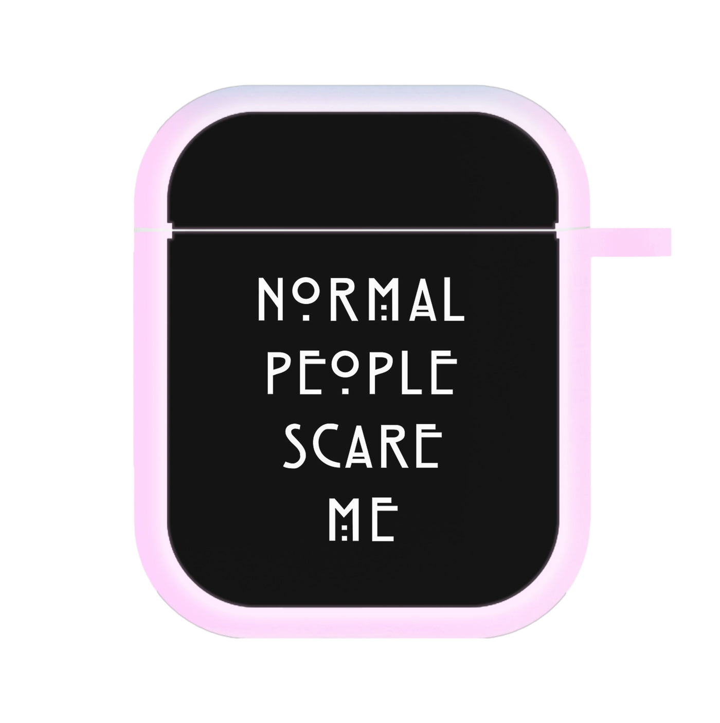 Normal People Scare Me - Black American Horror Story AirPods Case