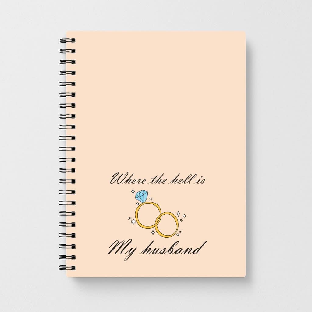 WTHIMH Cartoon Rings Notebook