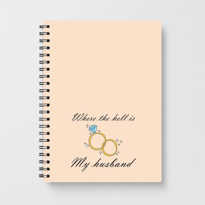 WTHIMH Cartoon Rings Notebook