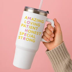 Mother Anagram Tumbler