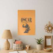 Oscar Orange And Black Poster 2