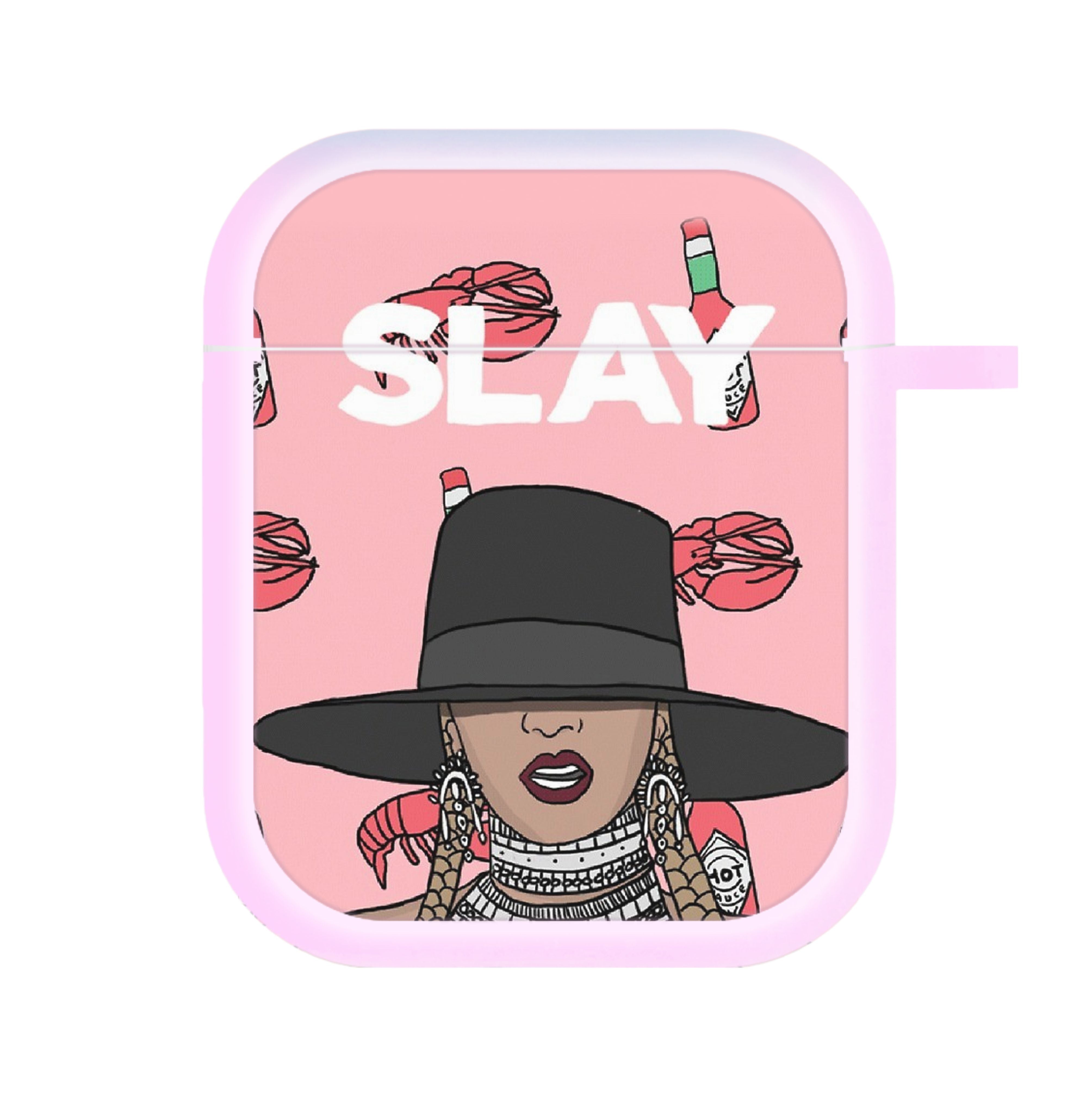 Slay - Queen B Cartoon AirPods Case