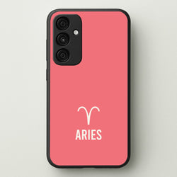 Aries Pastel Zodiac Galaxy A35 Case