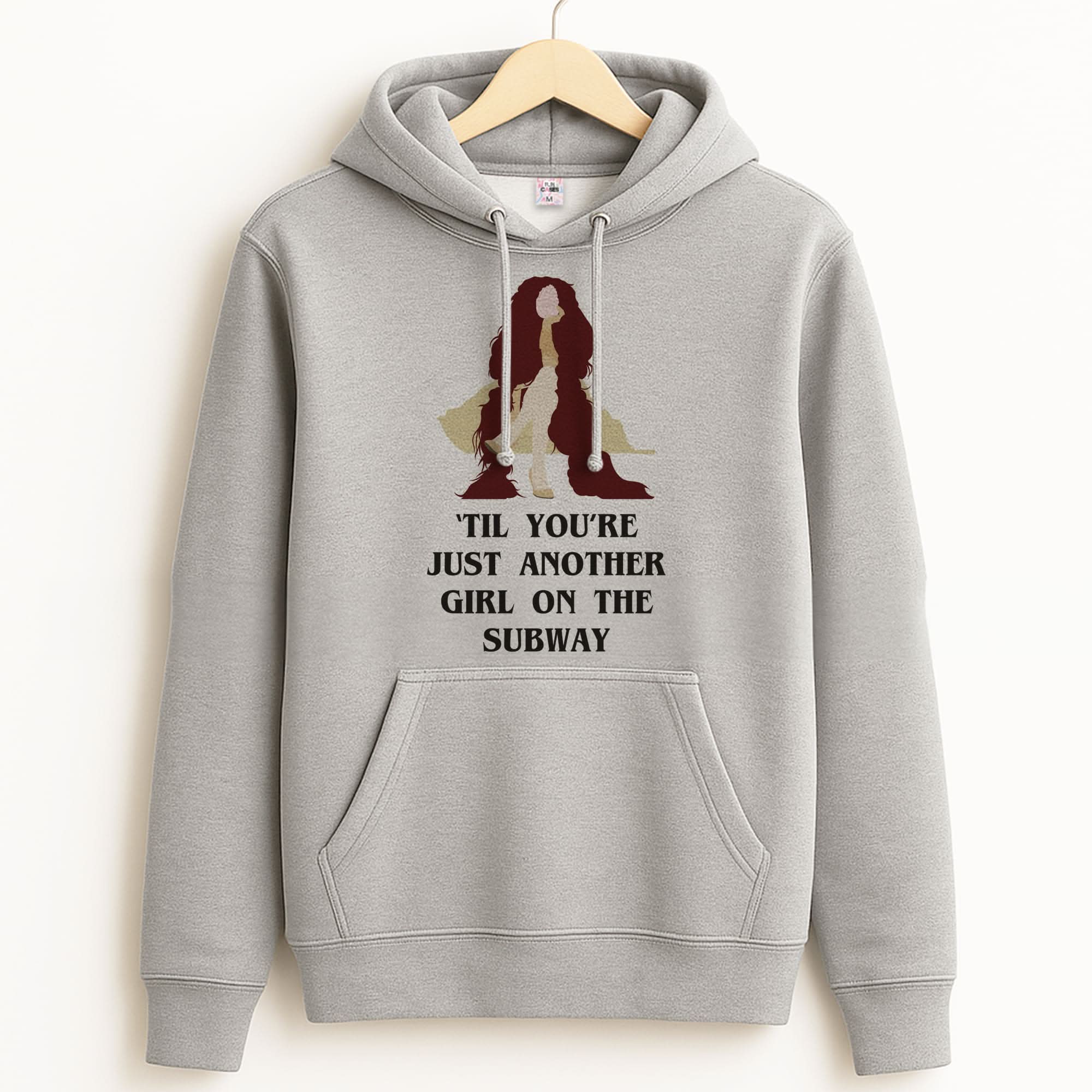 Just Another Girl Unisex Grey Hoodie