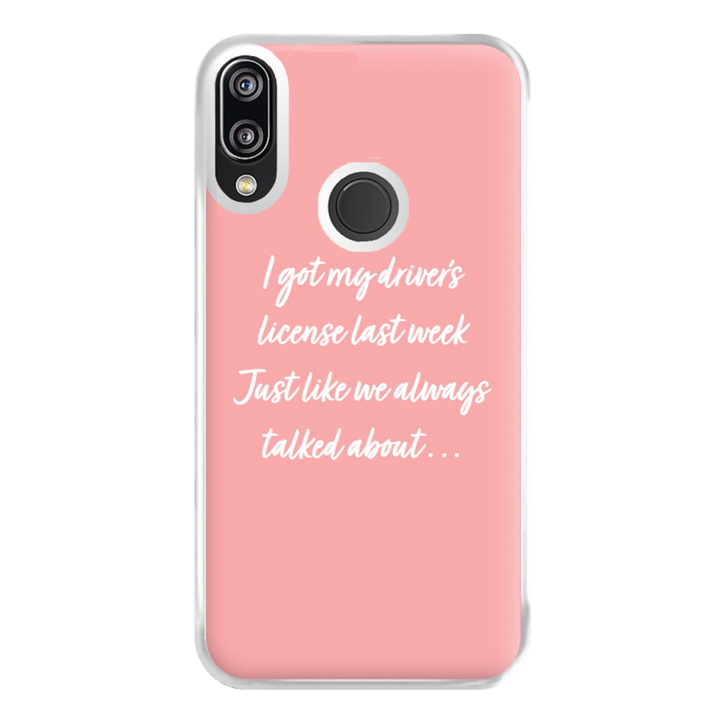 Drivers License Lyrics - Olivia TikTok Phone Case