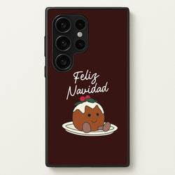 Christmas Pudding Plush Galaxy S24 Ultra Case