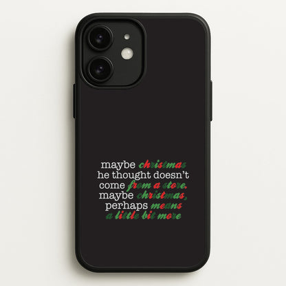 Green Creature Quote iPhone 11 Case