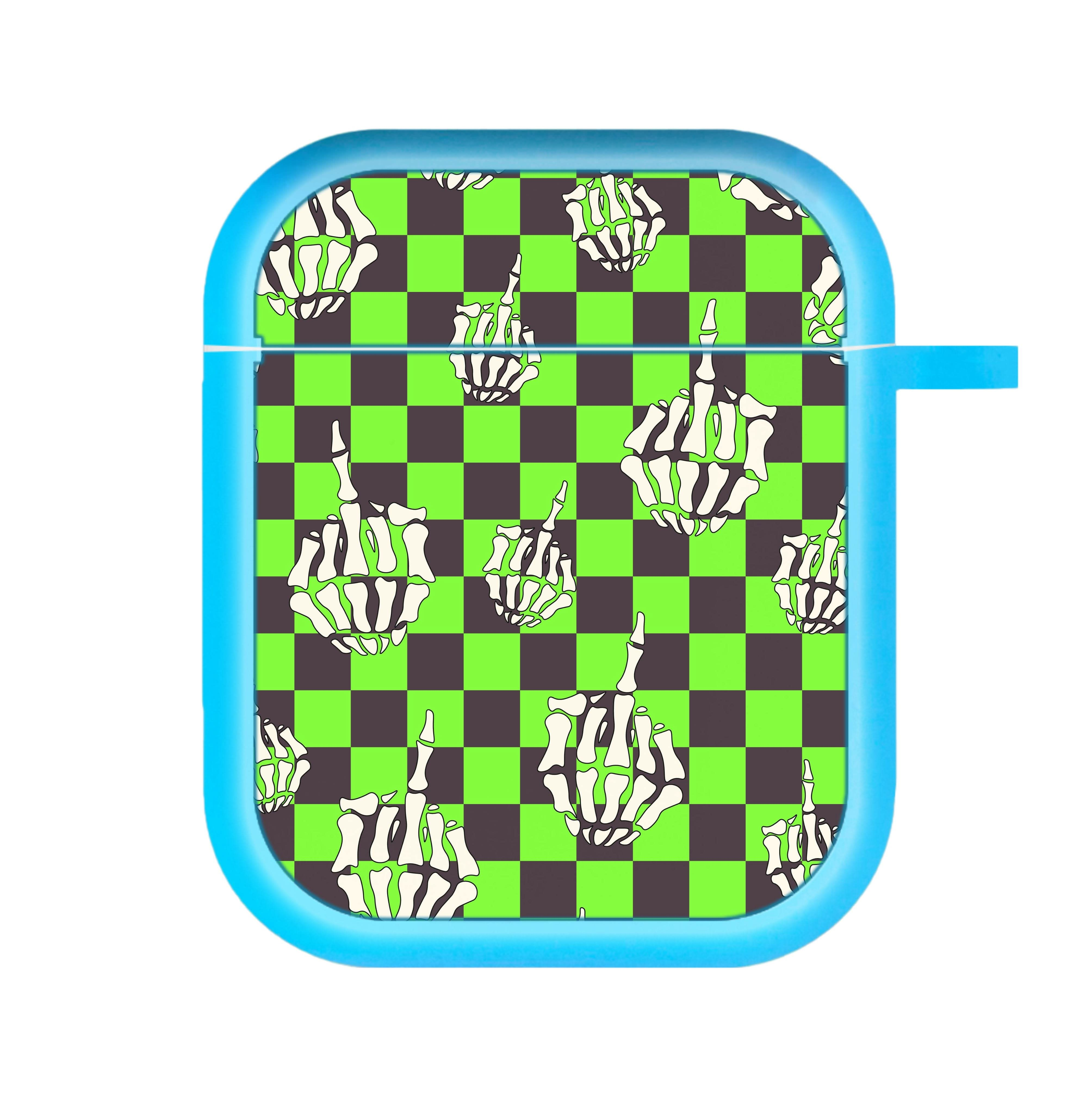 Green Middle Finger AirPods Case