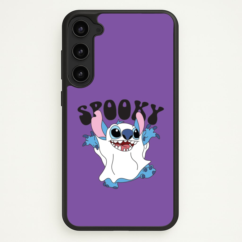Spooky Cute Blue Alien Galaxy S23 Plus Case
