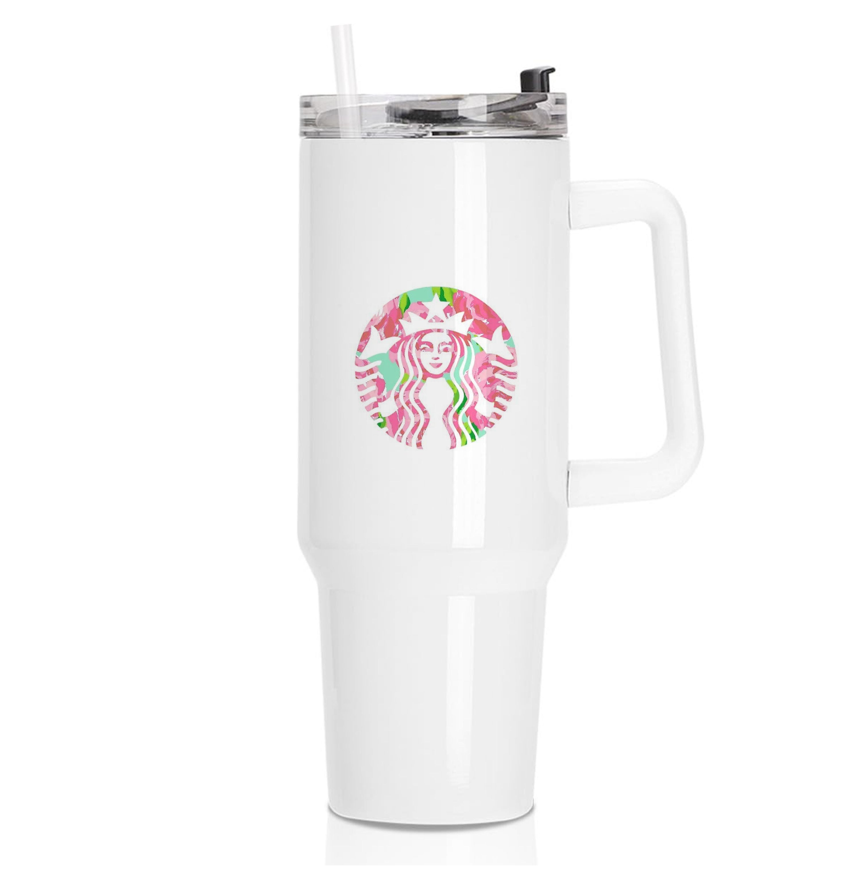 Pink Coffee Logo Tumbler